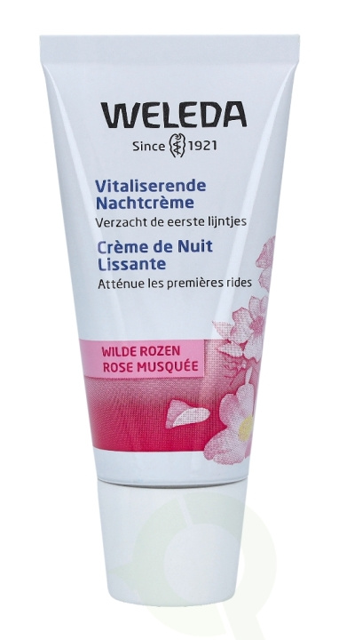 Weleda Wild Rose Smoothing Night Cream 30 ml All Skin Types in the group BEAUTY & HEALTH / Skin care / Face / Face creams at TP E-commerce Nordic AB (C56694)