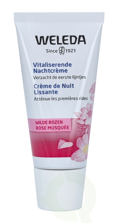 Weleda Wild Rose Smoothing Night Cream 30 ml All Skin Types in the group BEAUTY & HEALTH / Skin care / Face / Night cream at TP E-commerce Nordic AB (C56694)