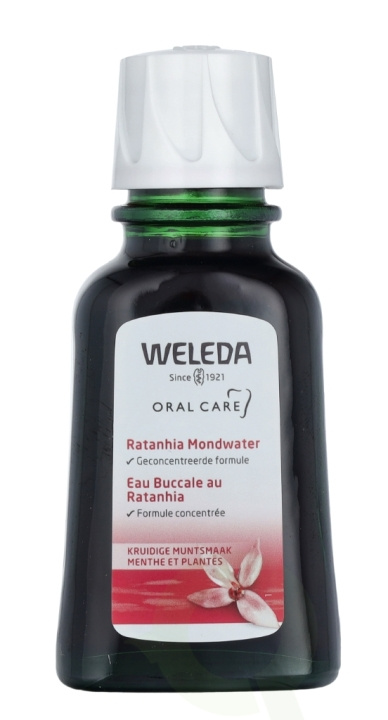 Weleda Ratanhia Mouthwash 50 ml in the group BEAUTY & HEALTH / Oral care / Whitening products at TP E-commerce Nordic AB (C56765)