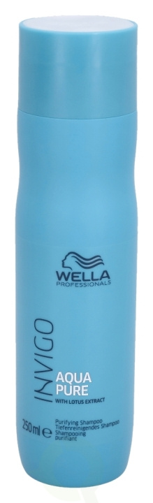 Wella Invigo - Balance Aqua Pure Purifying Shampoo 250 ml With Lotus Extract in the group BEAUTY & HEALTH / Hair & Styling / Hair care / Schampoo at TP E-commerce Nordic AB (C56848)