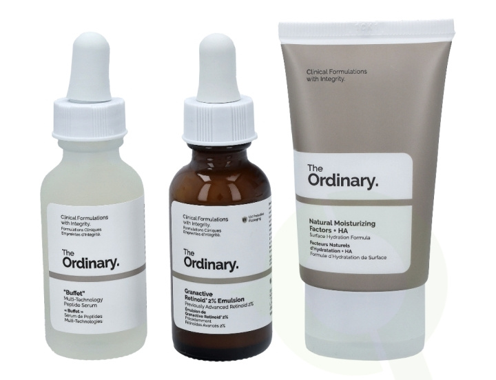 The Ordinary No Brainer Set 90 ml Natural Moisturizing Factor + HA 30ml/Emulsion 30ml/ Buffet 30ml in the group BEAUTY & HEALTH / Gift sets / Gift sets for her at TP E-commerce Nordic AB (C56933)