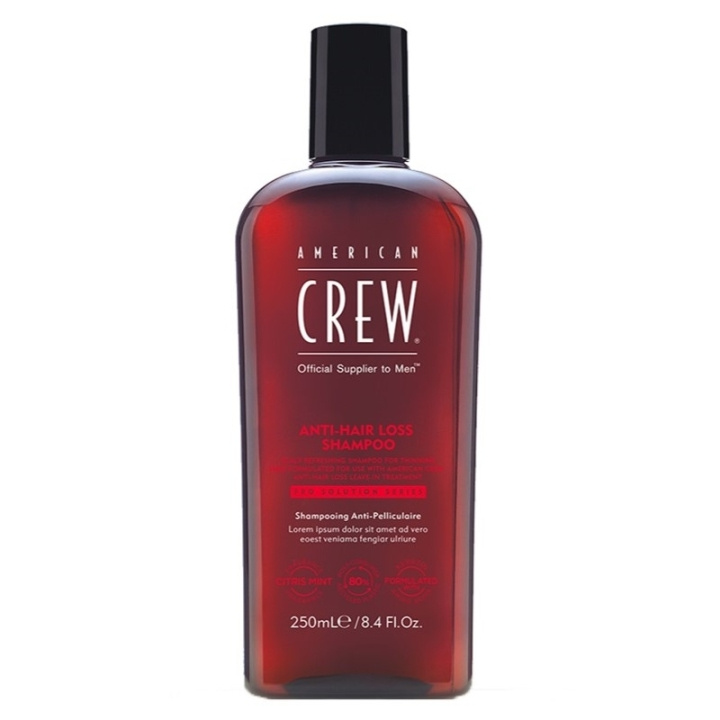 American Crew Anti-Hair Loss Shampoo 250ml in the group BEAUTY & HEALTH / Hair & Styling / Hair care / Schampoo at TP E-commerce Nordic AB (C56937)
