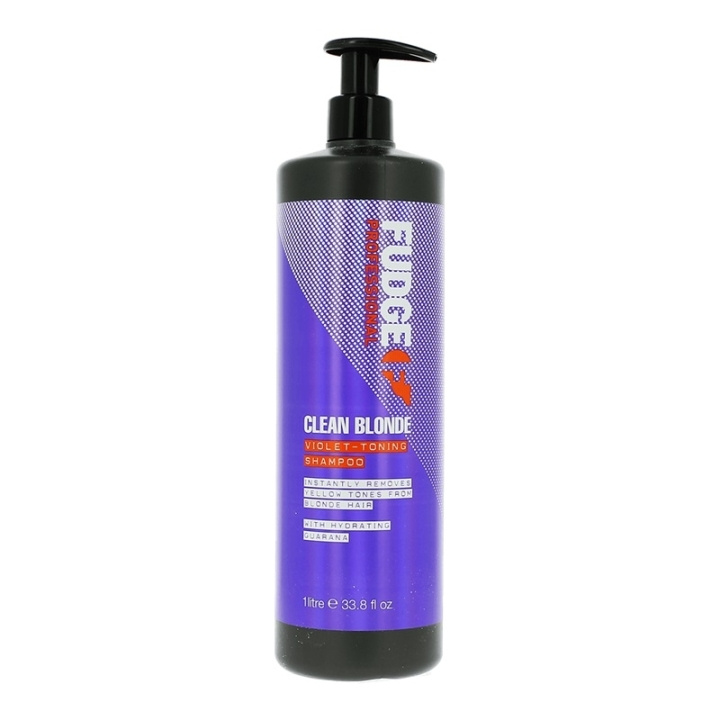 Fudge Clean Blonde Violet-Toning Shampoo 1000ml in the group BEAUTY & HEALTH / Hair & Styling / Hair care / Schampoo at TP E-commerce Nordic AB (C56985)