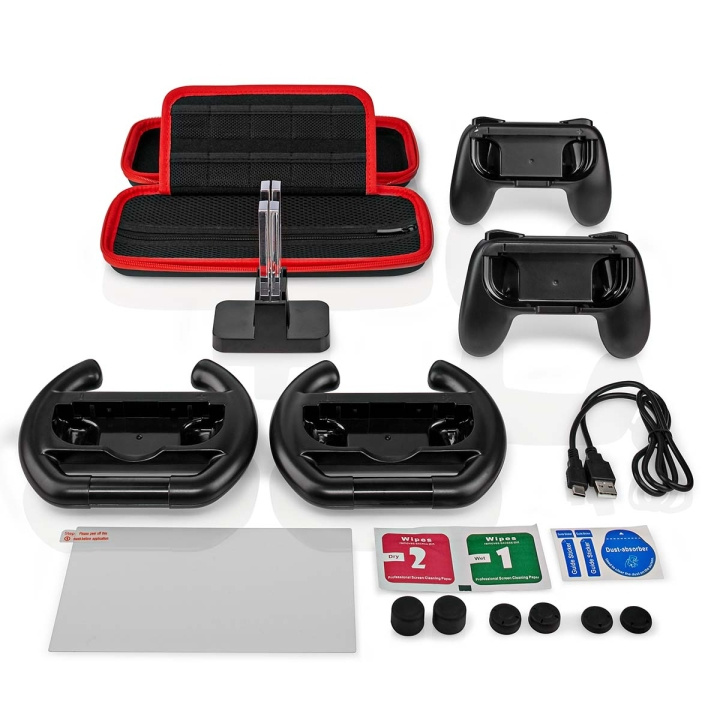 Nedis Gaming Starter Kit | Compatible with: Nintendo Switch (OLED) | 13-in-1 in the group HOME ELECTRONICS / Game consoles & Accessories / Nintendo Switch / Accessories at TP E-commerce Nordic AB (C56995)