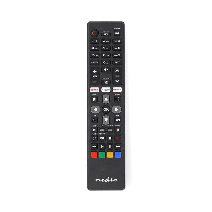 Nedis Replacement Remote Control | Suitable for: Philips | Preprogrammed | 1 Device | Amazon Prime / Netflix Button / Rakuten TV Button / Smart Hub Button | Infrared | Black in the group HOME ELECTRONICS / Audio & Picture / TV & Accessories / Remote controls at TP E-commerce Nordic AB (C57016)