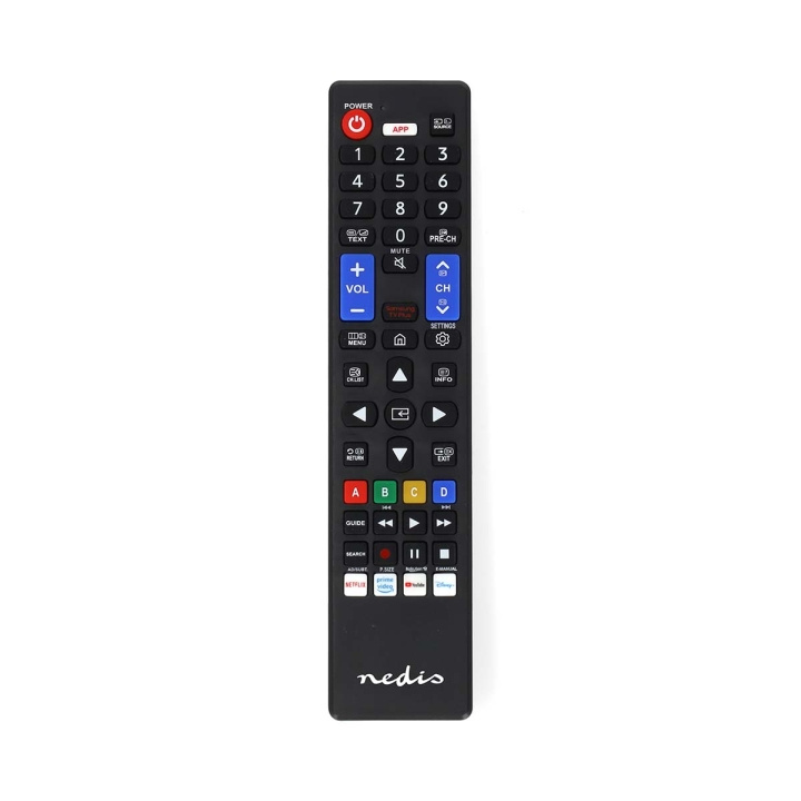 Nedis Replacement Remote Control | Suitable for: Samsung | Preprogrammed | 1 Device | Amazon Prime / Disney + Button / Netflix Button / Smart home Button / Youtube Button | Infrared | Black in the group HOME ELECTRONICS / Audio & Picture / TV & Accessories / Remote controls at TP E-commerce Nordic AB (C57017)
