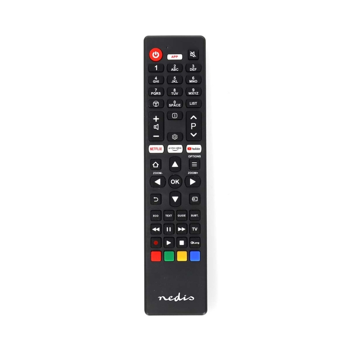 Nedis Replacement Remote Control | Suitable for: TCL/Thomson | Fixed | 1 Device | Amazon Prime / Netflix Button / Youtube Button | Infrared | Black in the group HOME ELECTRONICS / Audio & Picture / TV & Accessories / Remote controls at TP E-commerce Nordic AB (C57019)