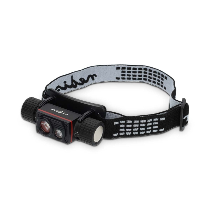 Nedis Headlight | Battery Powered / USB Powered | 3.7 V DC | Batteries included | Rechargeable | Rated luminous flux: 1000 lm | Light range: 180 m in the group Sport, leisure & Hobby / Flashlights & Head lamps / Headlamps at TP E-commerce Nordic AB (C57024)