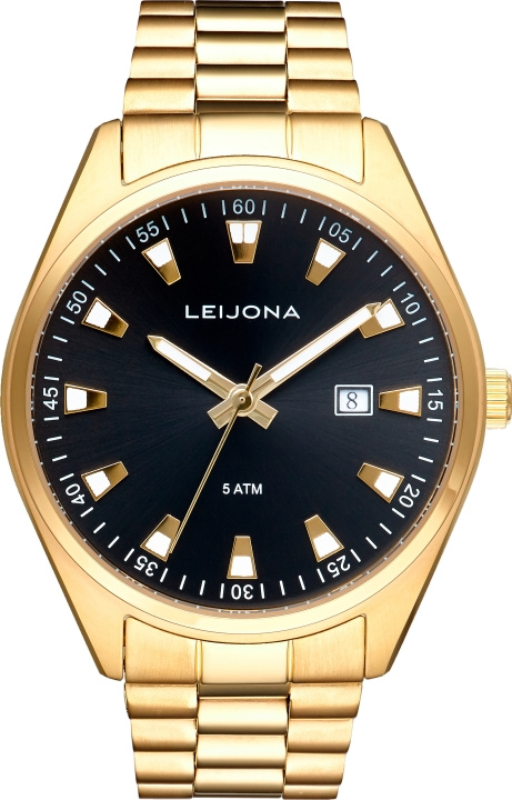 Leijona 5010-2441 - armbandsur, 38 mm, guld in the group Sport, leisure & Hobby / Accessories / Watches at TP E-commerce Nordic AB (C57152)