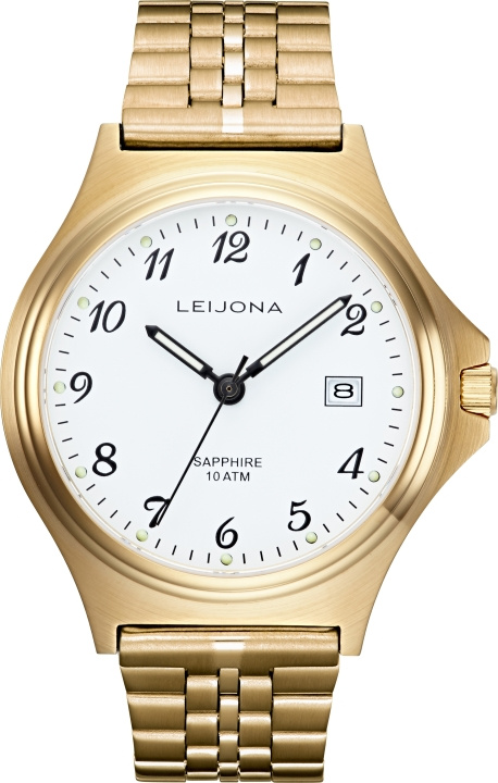 Leijona 5010-1907 -armbandsur, 37 mm, guld in the group Sport, leisure & Hobby / Accessories / Watches at TP E-commerce Nordic AB (C57156)