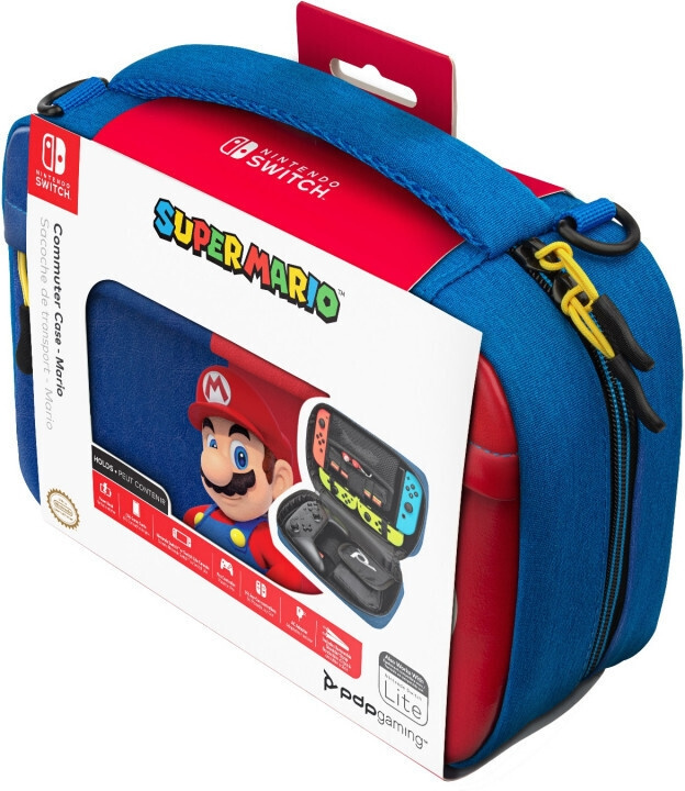 PDP Gaming Switch Commuter Case - Mario, Switch in the group HOME ELECTRONICS / Game consoles & Accessories / Nintendo Switch / Accessories at TP E-commerce Nordic AB (C57201)