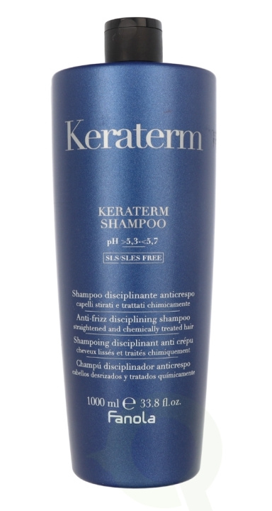 Fanola Keraterm Hair Ritual Anti-Frizz Shampoo 1000 ml SLA / SLES Free in the group BEAUTY & HEALTH / Hair & Styling / Hair care / Schampoo at TP E-commerce Nordic AB (C57536)