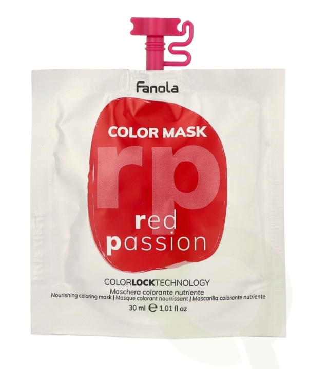 Fanola Color Mask 30 ml Red Passion in the group BEAUTY & HEALTH / Skin care / Face / Masks at TP E-commerce Nordic AB (C57558)