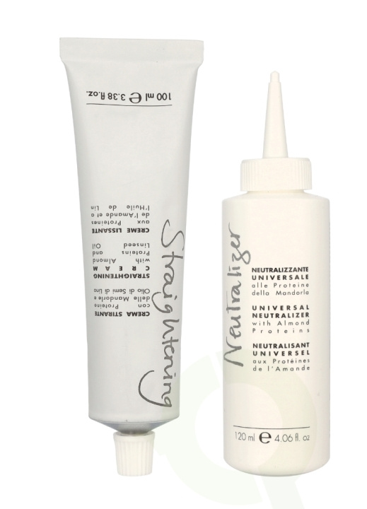 Fanola Straightening Cream Kit 220 ml Cream 100ml/Smoothing Neutraliseren Cream 120ml in the group BEAUTY & HEALTH / Hair & Styling / Hair styling / Styling cream at TP E-commerce Nordic AB (C57570)
