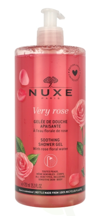 Nuxe Very Rose Soothing Shower Gel 750 ml in the group BEAUTY & HEALTH / Hair & Styling / Hair care / Schampoo at TP E-commerce Nordic AB (C57577)