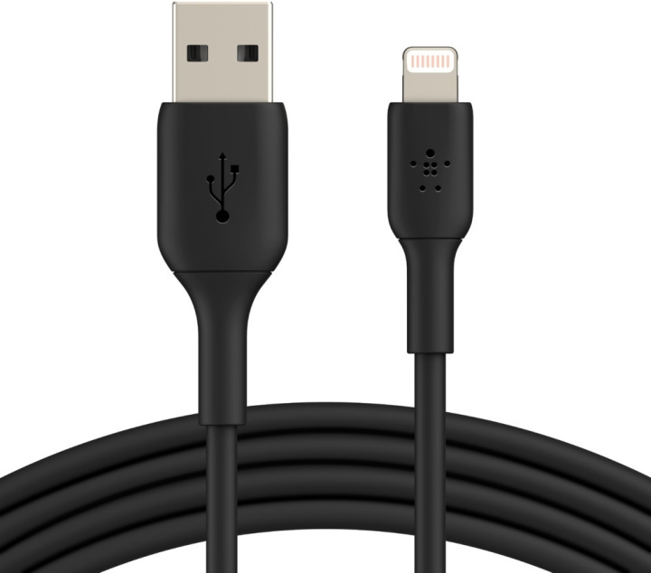 Belkin BOOST CHARGE™ Lightning - USB-A-kabel, 1m, svart in the group SMARTPHONE & TABLETS / Chargers & Cables / Cables / Cables Lightning at TP E-commerce Nordic AB (C57661)