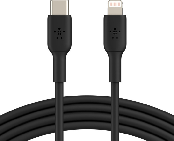 Belkin BOOST CHARGE™ Lightning - USB-C-kabel, 1m, svart in the group SMARTPHONE & TABLETS / Chargers & Cables / Cables / Cables Lightning at TP E-commerce Nordic AB (C57666)