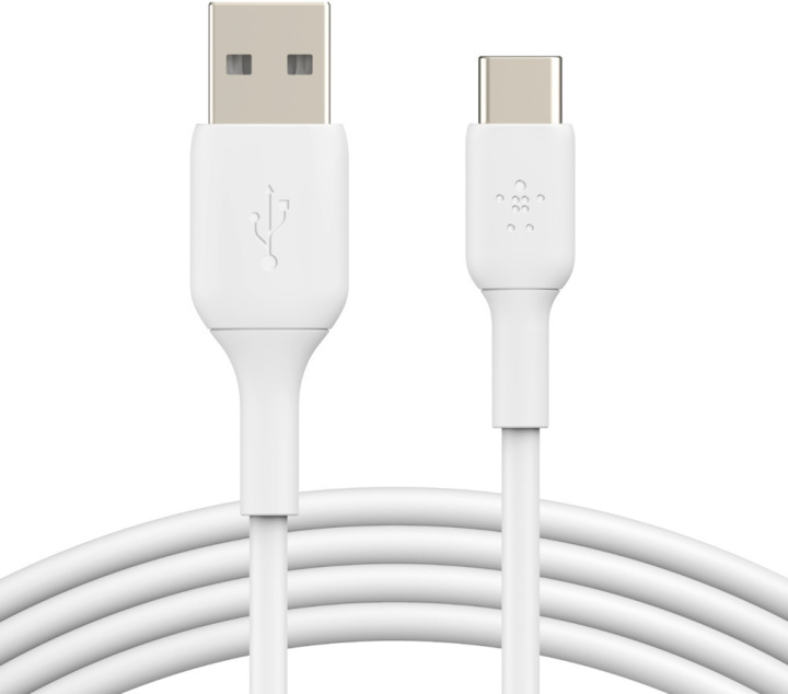 Belkin BOOST CHARGE™ USB-A - USB-C-kabel, 0,15 m, vit in the group COMPUTERS & PERIPHERALS / Computer cables / USB / USB-C at TP E-commerce Nordic AB (C57671)