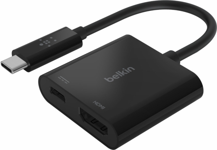Belkin USB-C® - HDMI® + laddningsadapter in the group HOME ELECTRONICS / Cables & Adapters / HDMI / Adapters at TP E-commerce Nordic AB (C57683)