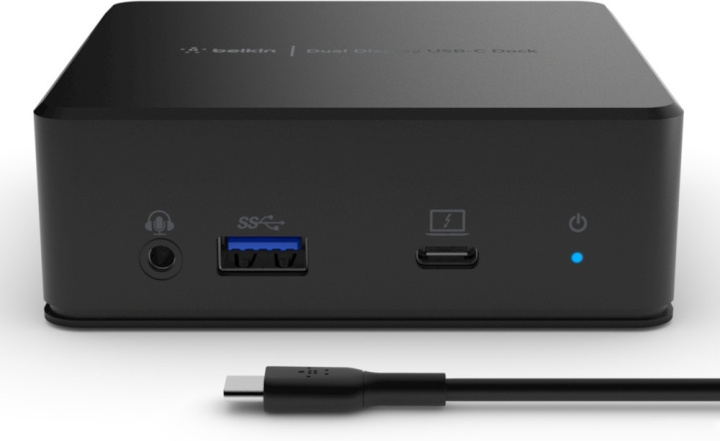 Belkin USB-C Dual Display Docking Station - brygga in the group COMPUTERS & PERIPHERALS / Laptops & accessories / Docking station at TP E-commerce Nordic AB (C57689)
