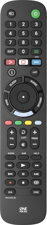 One For All URC 4912 universell fjärrkontroll för Sony TV-apparater in the group HOME ELECTRONICS / Audio & Picture / TV & Accessories / Remote controls at TP E-commerce Nordic AB (C57707)