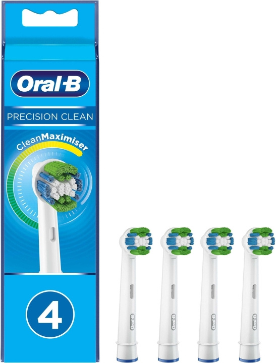 Oral B Precision Clean - utbytesborste, 4 stycken in the group BEAUTY & HEALTH / Oral care / Accessories for electric toothbrushes at TP E-commerce Nordic AB (C57717)