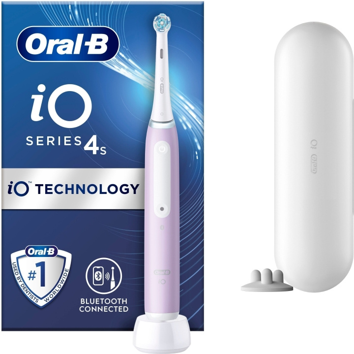 Oral B iO Series 4s - eltandborste, lavendel in the group BEAUTY & HEALTH / Oral care / Electric toothbrushes at TP E-commerce Nordic AB (C57760)