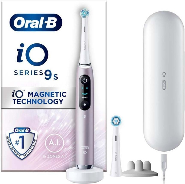 Oral B iO Series 9 - elektrisk tandborste, ros in the group BEAUTY & HEALTH / Oral care / Electric toothbrushes at TP E-commerce Nordic AB (C57804)