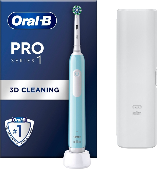 Oral B Pro Series 1 - elektrisk tandborste, blå in the group BEAUTY & HEALTH / Oral care / Electric toothbrushes at TP E-commerce Nordic AB (C57818)