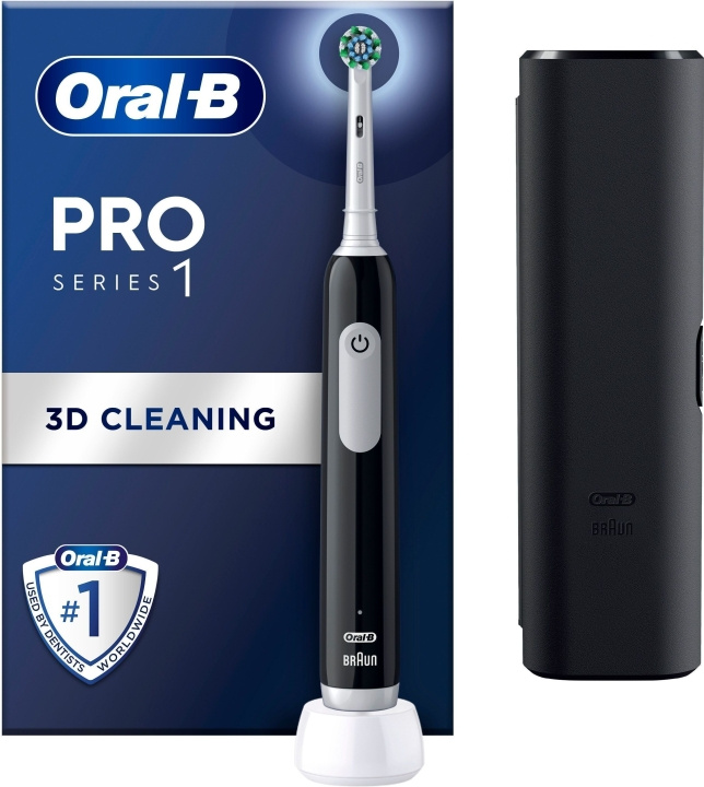 Oral B Pro Series 1 - elektrisk tandborste, svart in the group BEAUTY & HEALTH / Oral care / Electric toothbrushes at TP E-commerce Nordic AB (C57819)