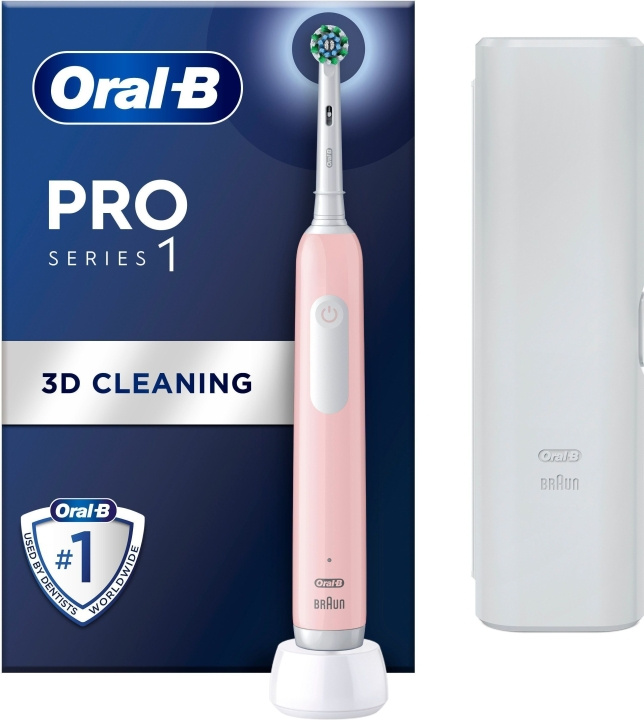 Oral B Pro Series 1 - elektrisk tandborste, rosa in the group BEAUTY & HEALTH / Oral care / Electric toothbrushes at TP E-commerce Nordic AB (C57820)