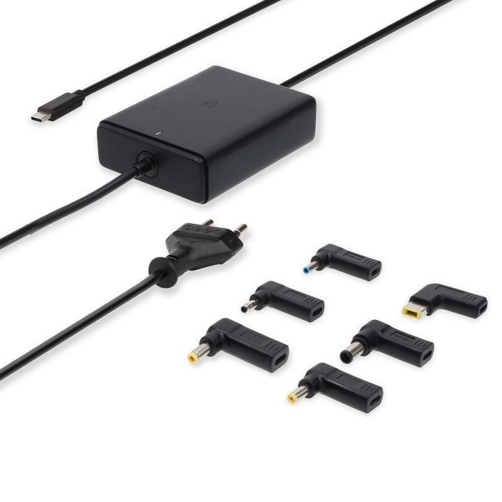 Nedis Notebook Adapter | 65 W | 5 / 9 / 12 / 15 / 20 V DC | 2.4 / 3.0 / 3.25 A | Used for: Notebook / Smartphone / Tablet | Euro / Type-C (CEE 7/16) in the group COMPUTERS & PERIPHERALS / Laptops & accessories / Computer chargers / Chargers for laptops / Universal at TP E-commerce Nordic AB (C57891)