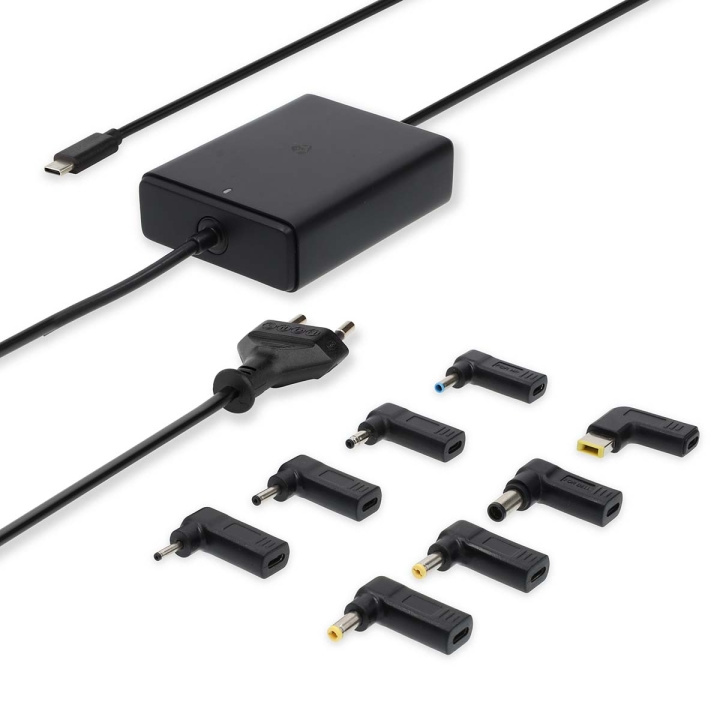 Nedis Notebook Adapter | 100 W | 5 / 9 / 12 / 15 / 20 V DC | 3.0 / 5.0 A | Used for: Notebook / Smartphone / Tablet | Euro / Type-C (CEE 7/16) in the group COMPUTERS & PERIPHERALS / Laptops & accessories / Computer chargers / Chargers for laptops / Universal at TP E-commerce Nordic AB (C57895)