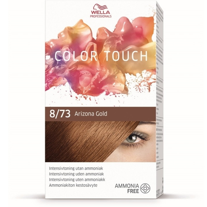 Wella Color Touch Pure Naturals 8/73 Arizona Gold in the group BEAUTY & HEALTH / Hair & Styling / Hair care / Hair Dye / Hair Dye & Color bombs at TP E-commerce Nordic AB (C57915)