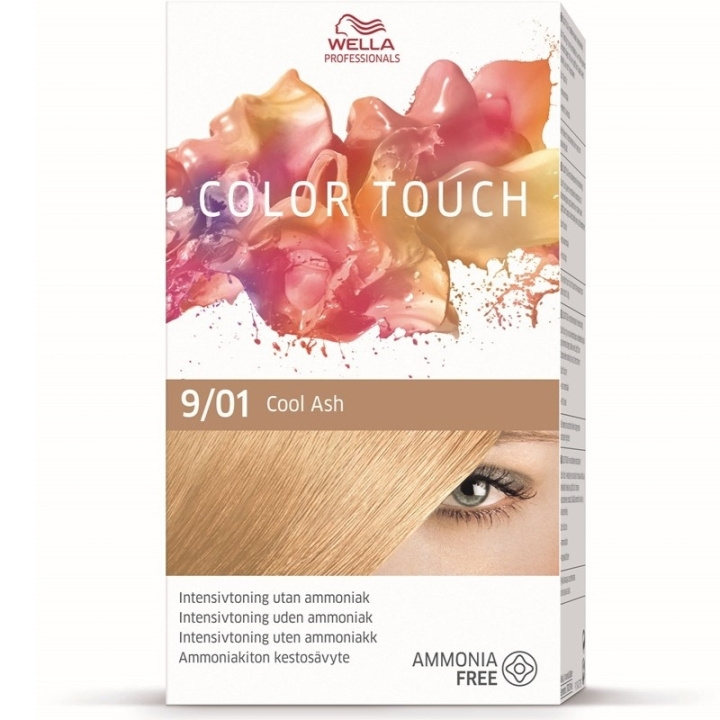 Wella Color Touch Pure Naturals 9/01 Cool Ash in the group BEAUTY & HEALTH / Hair & Styling / Hair care / Hair Dye / Hair Dye & Color bombs at TP E-commerce Nordic AB (C57920)