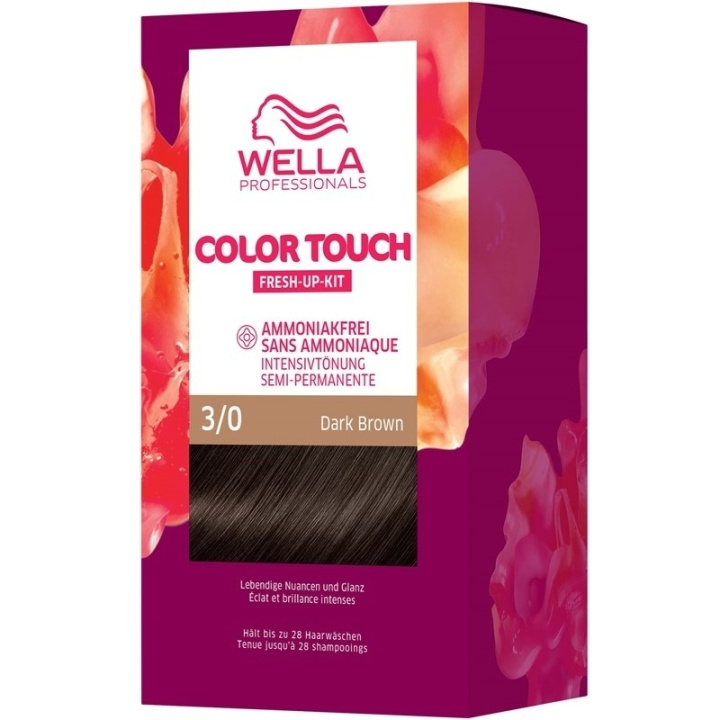Wella Color Touch Pure Naturals 3/0 Dark Brown in the group BEAUTY & HEALTH / Hair & Styling / Hair care / Hair Dye / Hair Dye & Color bombs at TP E-commerce Nordic AB (C57923)