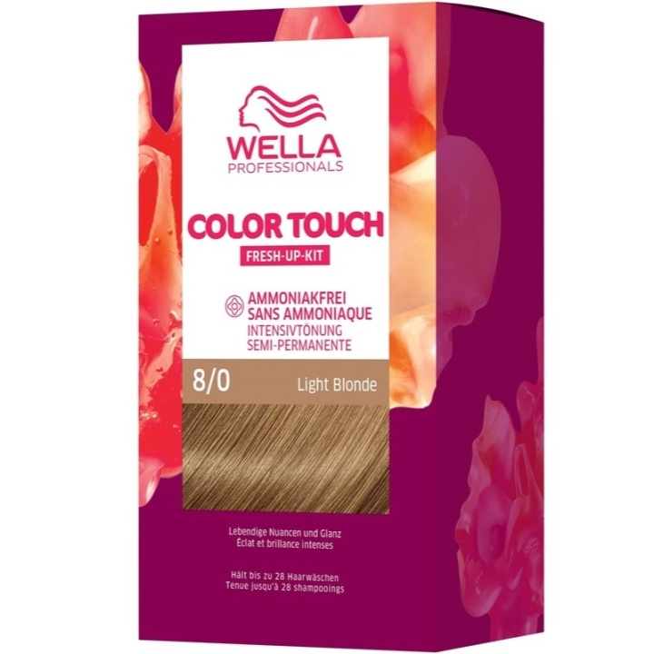 Wella Color Touch Pure Naturals 8/0 Light Blonde in the group BEAUTY & HEALTH / Hair & Styling / Hair care / Hair Dye / Hair Dye & Color bombs at TP E-commerce Nordic AB (C57939)