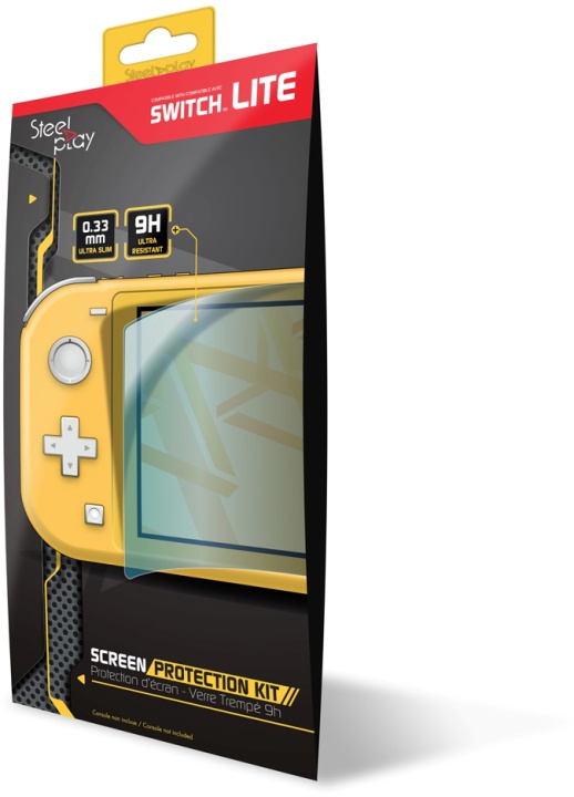 Steelplay Screen Protection Kit 9H skyddsglas, Switch Lite in the group HOME ELECTRONICS / Game consoles & Accessories / Nintendo Switch Lite at TP E-commerce Nordic AB (C57959)