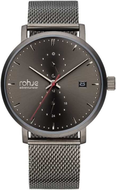 Rohje Adventurister Mörk armbandsur, 40 mm, metallband in the group Sport, leisure & Hobby / Accessories / Watches at TP E-commerce Nordic AB (C57996)