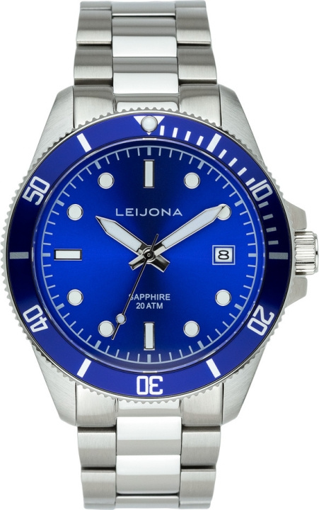 Leijona JÄRWI armbandsur, 40 mm, Marinblå in the group Sport, leisure & Hobby / Accessories / Watches at TP E-commerce Nordic AB (C58008)