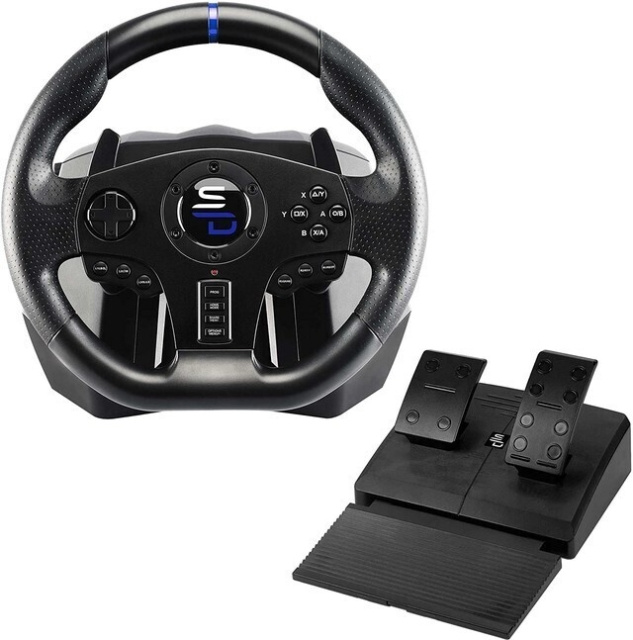Subsonic Superdrive SV850 Drive Pro Sport rattkontroll för PS4 / Switch / Xbox / PC in the group HOME ELECTRONICS / Game consoles & Accessories / Sony PlayStation 4 / Accessories at TP E-commerce Nordic AB (C58013)
