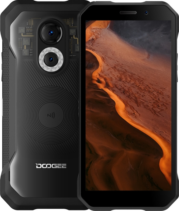 Doogee S61 Pro-telefon, 128/6 GB, svart in the group SMARTPHONE & TABLETS / Mobile phones & smartphones at TP E-commerce Nordic AB (C58018)