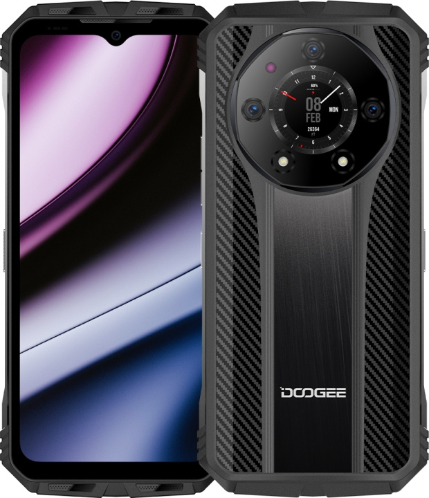 Doogee S110 telefon, 256/12 GB, svart in the group SMARTPHONE & TABLETS / Mobile phones & smartphones at TP E-commerce Nordic AB (C58044)