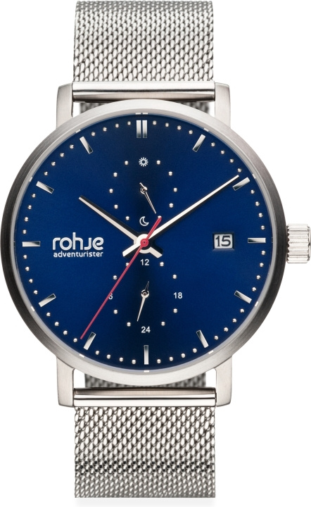 Rohje Adventurister Blue armbandsur, Steel Mesh in the group Sport, leisure & Hobby / Accessories / Watches at TP E-commerce Nordic AB (C58049)