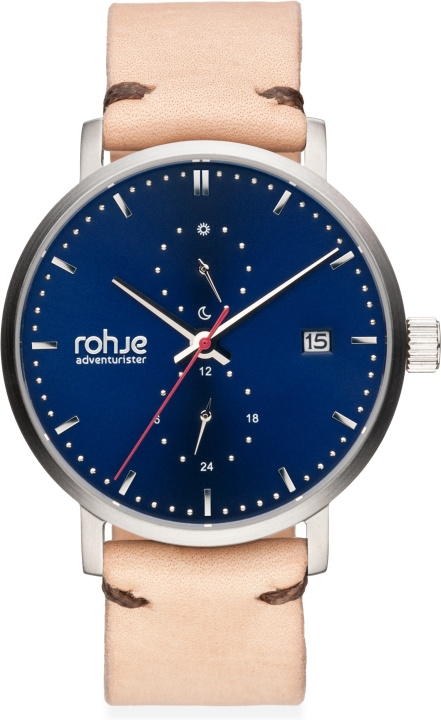 Rohje Adventurister Blue armbandsur, natur in the group Sport, leisure & Hobby / Accessories / Watches at TP E-commerce Nordic AB (C58051)
