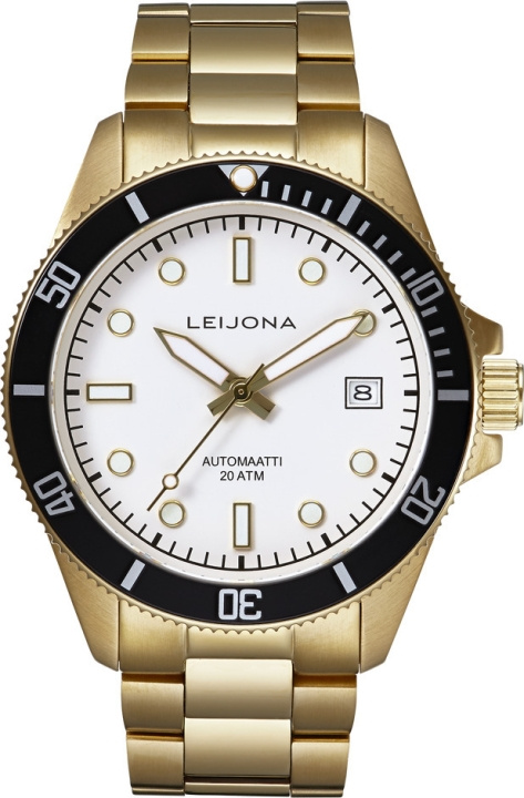 Leijona JÄRWI armbandsur, 40 mm, Snow White in the group Sport, leisure & Hobby / Accessories / Watches at TP E-commerce Nordic AB (C58060)