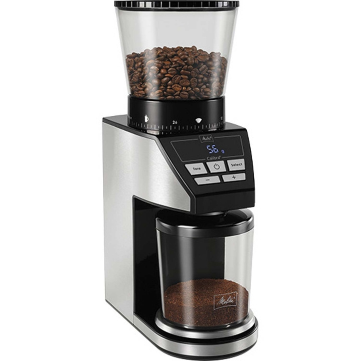 Melitta Kaffekvarn Calibra Svart 22156 in the group HOME, HOUSEHOLD & GARDEN / Household appliances / Coffee makers and accessories / Coffee grinders at TP E-commerce Nordic AB (C58124)