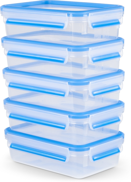 Tefal MasterSeal MealPrep förvaringsbehållare, 5 x 0,8 L in the group HOME, HOUSEHOLD & GARDEN / Kitchen utensils / Lunch boxes & Food containers at TP E-commerce Nordic AB (C58174)