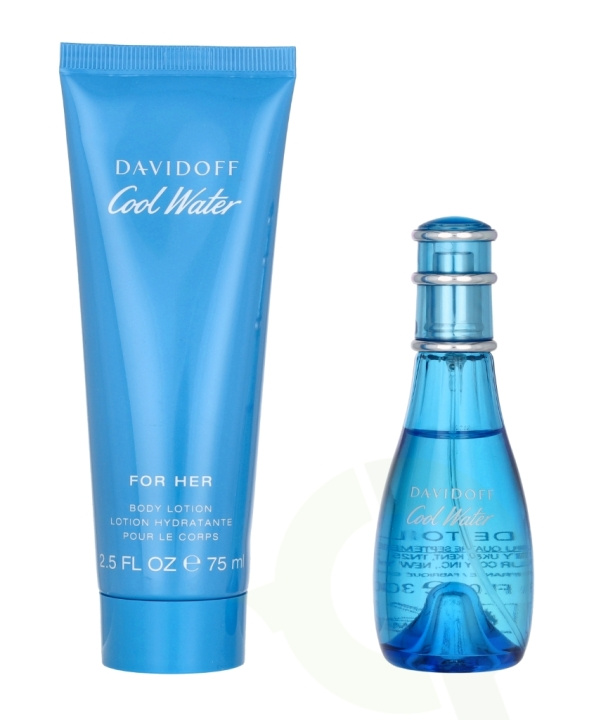 Davidoff Cool Water Woman Giftset 105 ml Edt Spray 30ml/Body Lotion 75ml in the group BEAUTY & HEALTH / Gift sets / Gift sets for her at TP E-commerce Nordic AB (C58287)