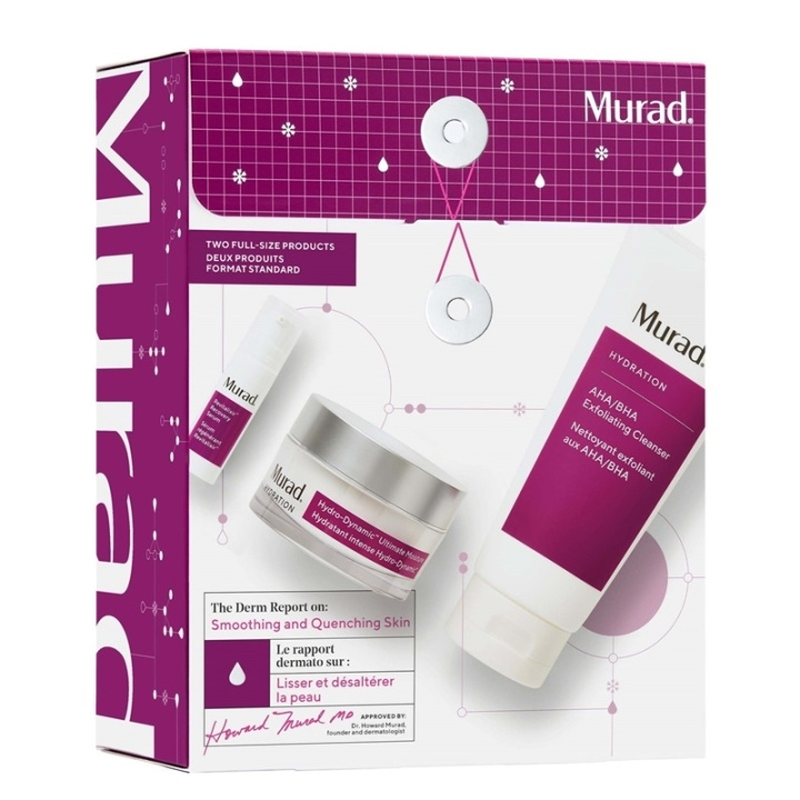 Murad Giftset Murad The Derm Report Smoothing + Quenching Skin in the group BEAUTY & HEALTH / Gift sets / Gift sets for her at TP E-commerce Nordic AB (C58307)